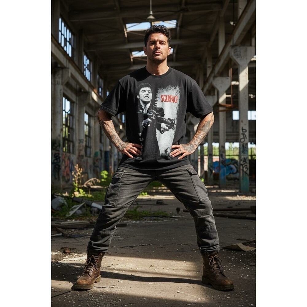 scarface branded mens tee shirt